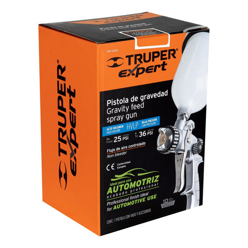 Pistola P/Pintar Gravedad Hvlp Vaso Plástico 1.... image number null