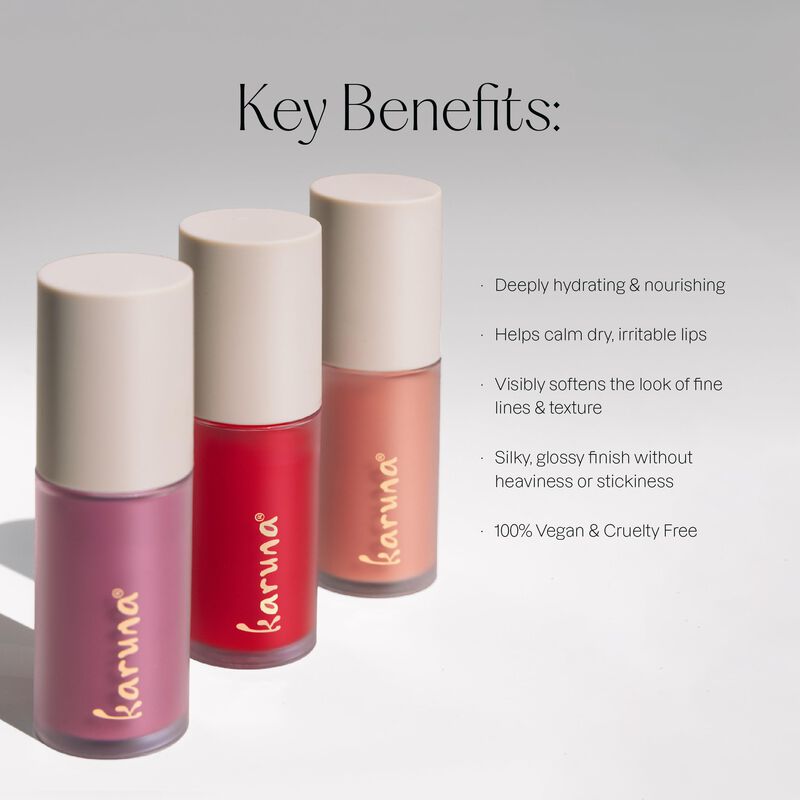 Aceite Labial Karuna Embrace Rojo &ndash; Col&aacute;geno Ve... image number null