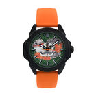 Reloj Nivada Catrina Pvd/Caucho Naranja Índices