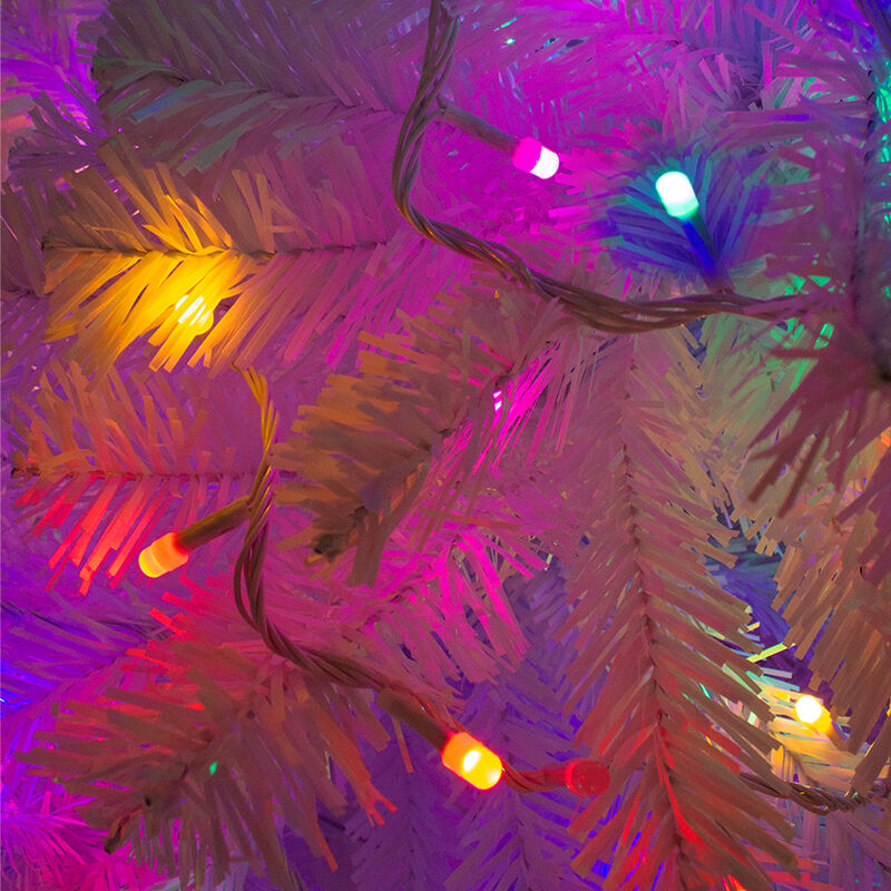 Serie Navide&ntilde;a 50 LED micr&oacute;fono multicolor 8 fu... image number null