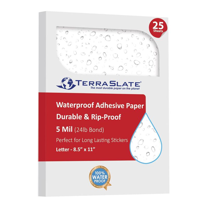 Papel adhesivo impermeable Terraslate 21 &times; 29,7... image number null