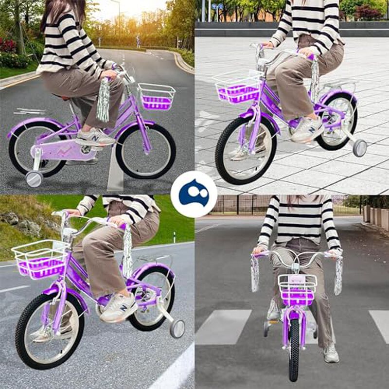 Bicicleta Infantil para Ni&ntilde;a Rodada 16 con Rued... image number null