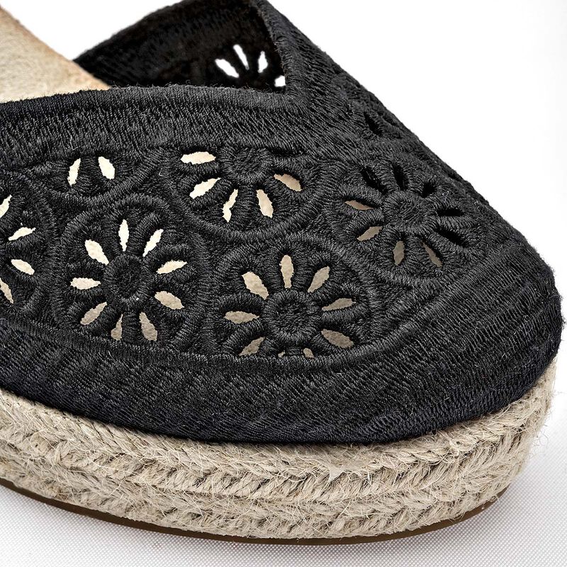 Been Class alpargata plataforma para mujer negr... image number null