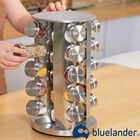 Especiero  Giratorio 360º con 20 Frascos de Vidrio Bluelander