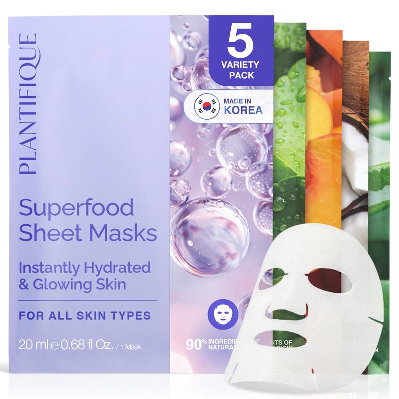 Mascarillas Faciales Plantifique - Pack de 5 Hi... image number null