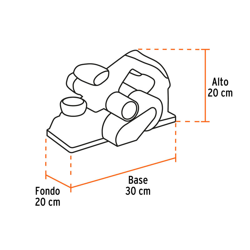 Cepillo Eléctrico 4-1/2' 950 W Industrial Trupe... image number null