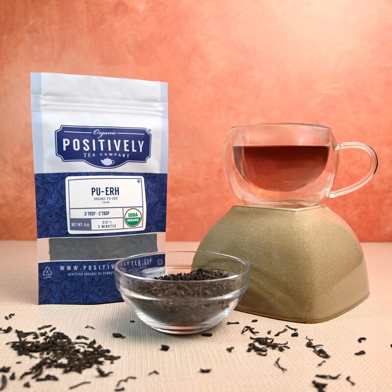 T&eacute; Org&aacute;nico Positively Tea Company 454 g Hoja S... image number null