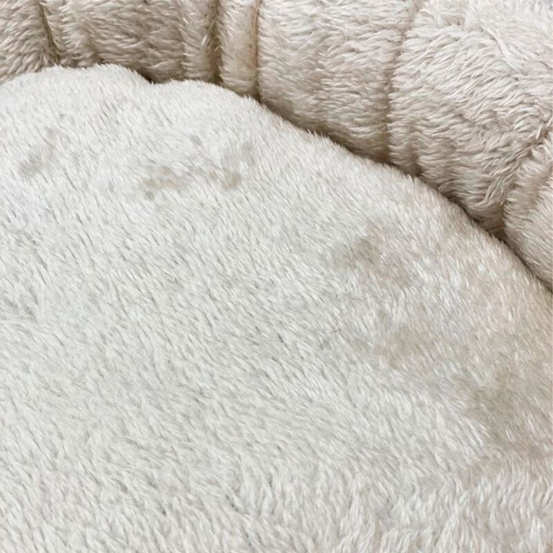 Cama con Borrega para Mascota Chica color Azul ... image number null