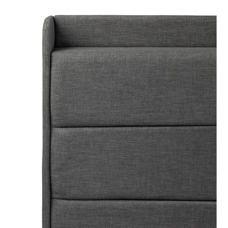 Cabecera Matrimonial Trinity Wing Gris Oscuro image number null