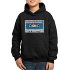 Sudadera Con Capucha Word Art Para Ni&ntilde;o - &Eacute;xitos &Uacute;nicos de los 80 - Negro