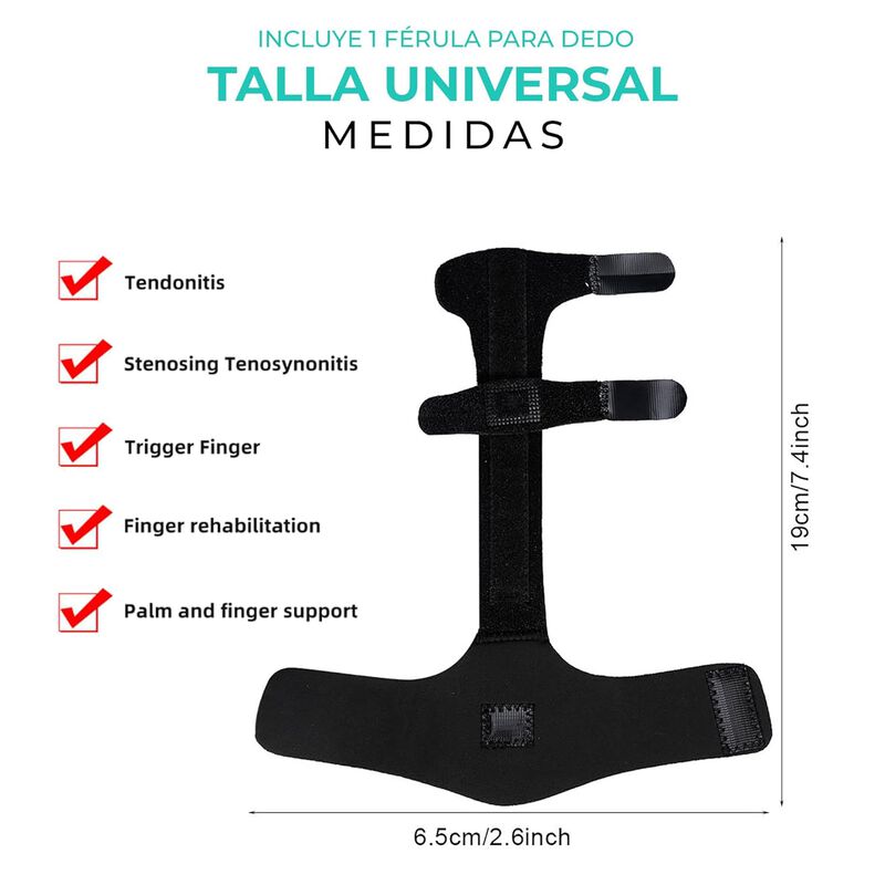 F&eacute;rula Para Dedo Fg027: Alivio Asegurado | Inmo... image number null