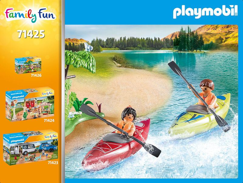 Toy Playmobil Para Acampar Con Kayaks Para Ni&ntilde;o... image number null