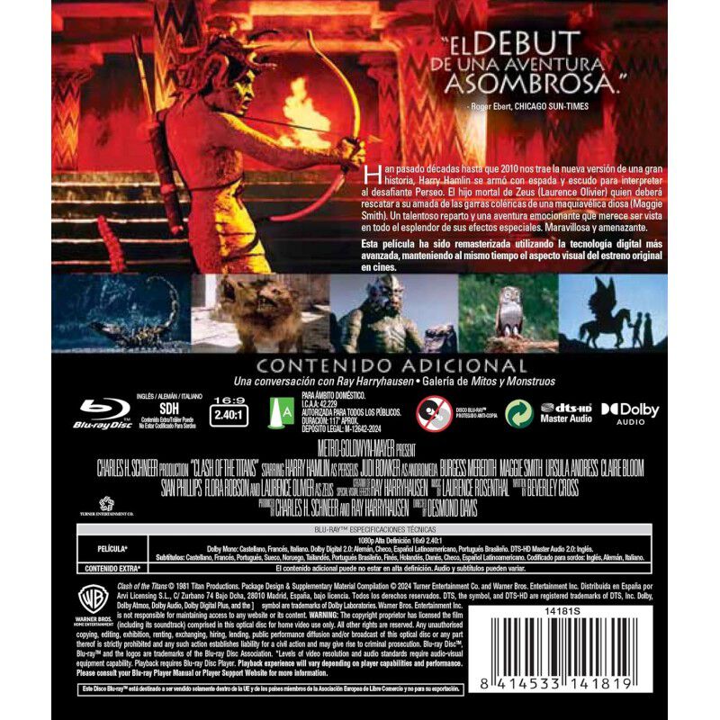 Furia de Titanes [Blu-ray] (1981) Clash of the ... image number null