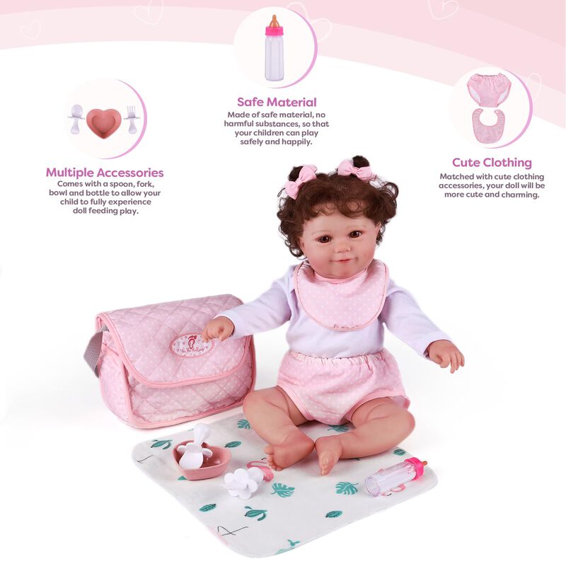 Juego De Bolsas De Pa&ntilde;ales Baby Doll Babeside P... image number null
