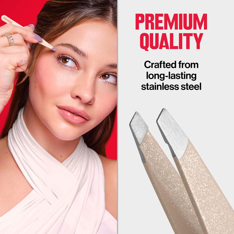 Pinza Revlon Designer Series Slant De Acero De ... image number null