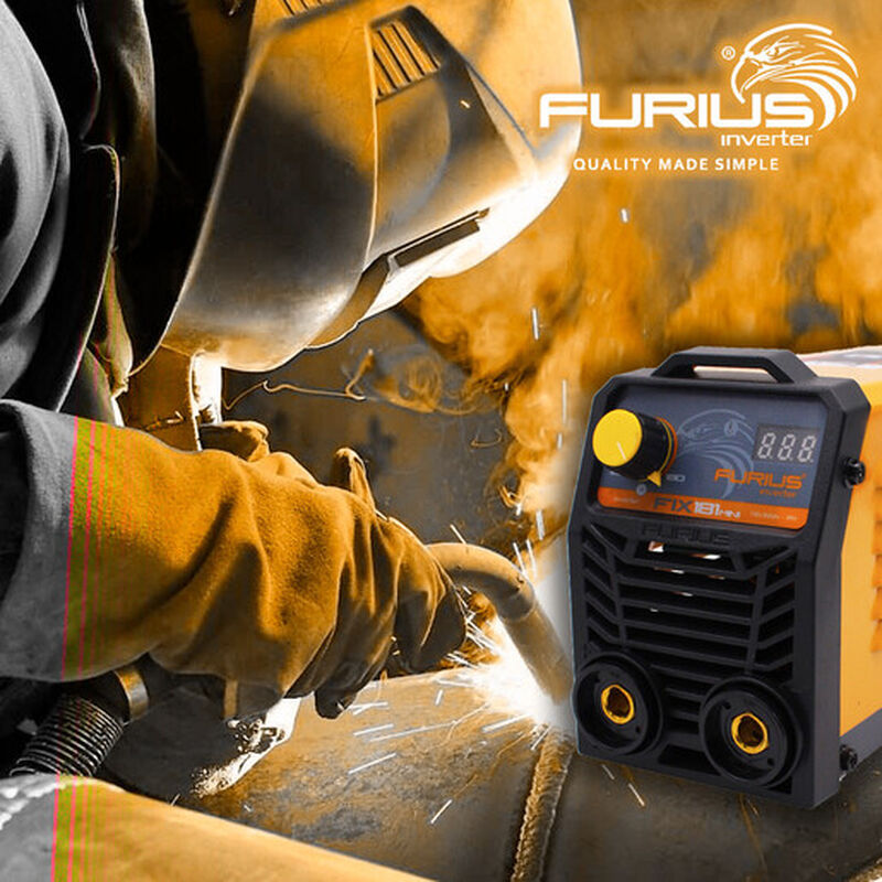 Soldadora Inversor Furius 180amp Bi voltaje image number null