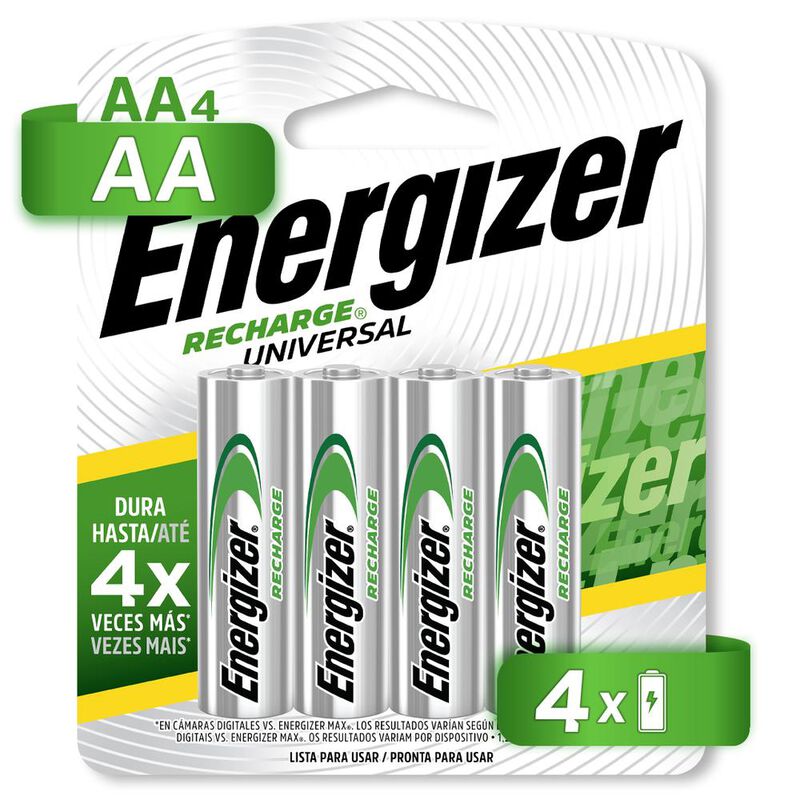 Pilas Recargables Energizer Aa 2000 Mah Blister... image number null
