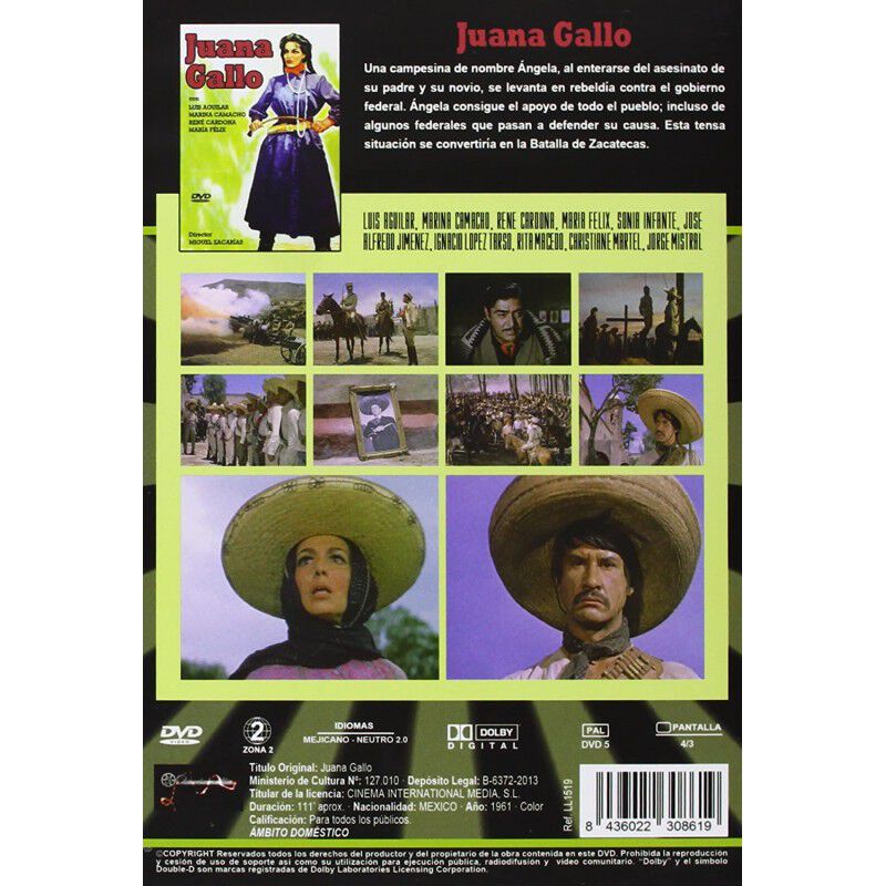 Juana Gallo [dvd] (1961) image number null