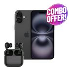 iPhone 16 Plus 256GB Negro + Aud&iacute;fonos