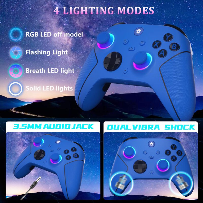 Controlador YUYIU 2.4 GHz RGB para Xbox One, Se... image number null