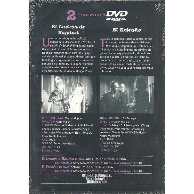 El Extra&ntilde;o + El Ladr&oacute;n De Bagdad [dvd] image number null