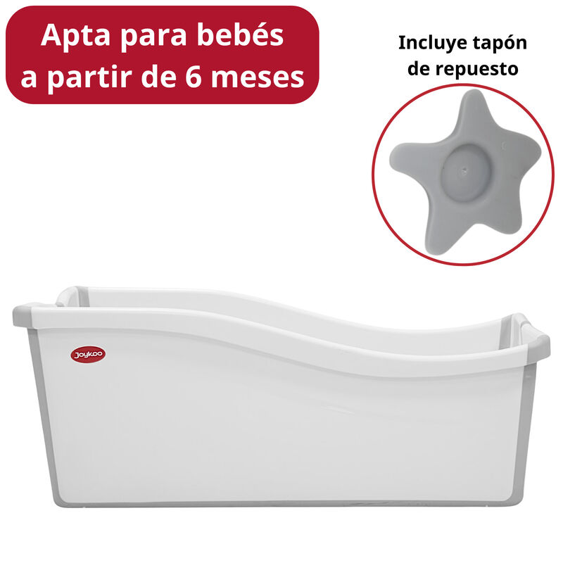 Ba&ntilde;era Plegable Para Beb&eacute; Antideslizante Con Ta... image number null