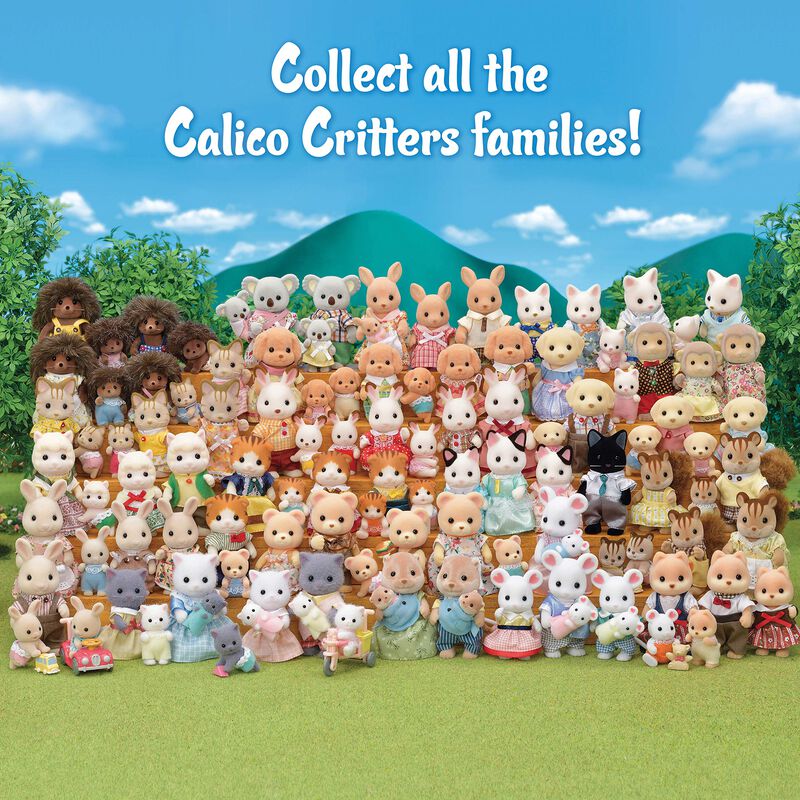 Dolls Calico Critters Sandy Cat Family Con Ropa... image number null