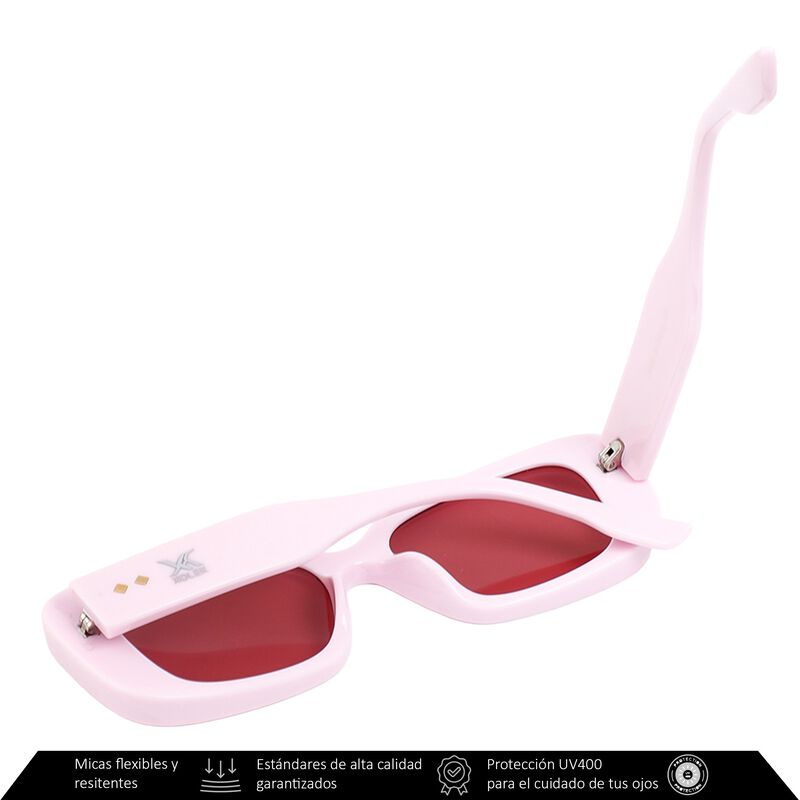 Lentes De Sol Xolek 152 Moda Retro Rectangular ... image number null