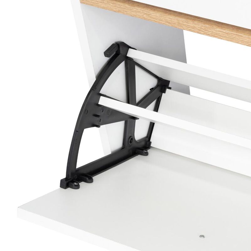 Zapatero Merl&iacute;n  Caf&eacute; Claro Y Blanco Virtual Mu... image number null