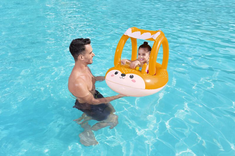 Barquito hinchable infantil con parasol Friendl... image number null