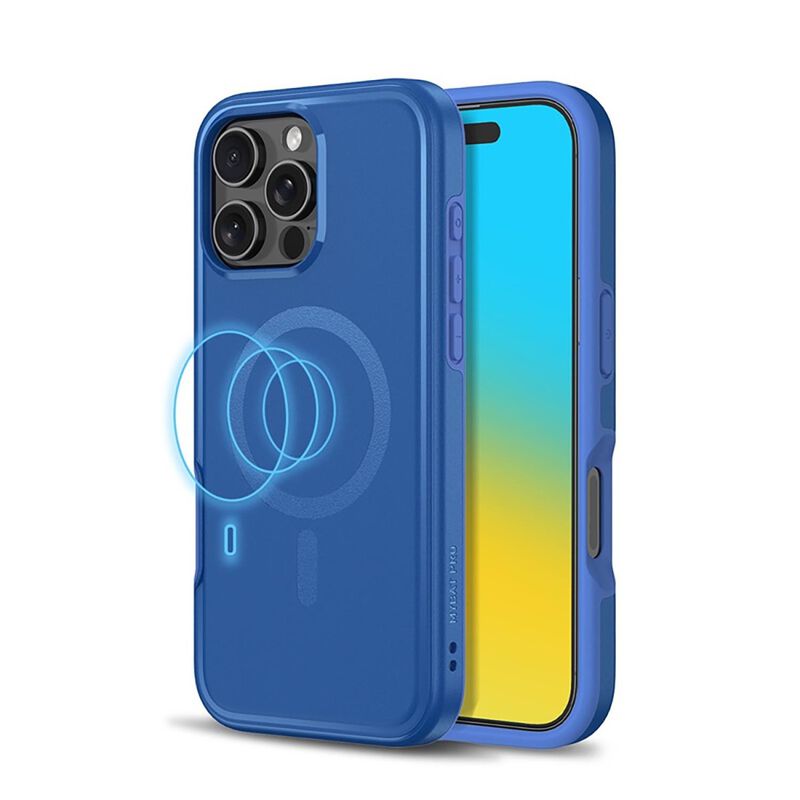 Funda Mybat Fuse Mag Para Iphone 16 Pro - Azul image number null