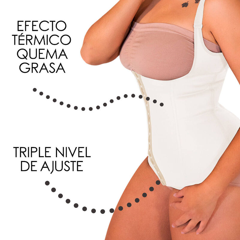 Faja Chaleco Reductora Moldeadora Látex Orgánic... image number null