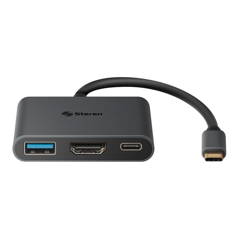 Adaptador USB C a HDMI / USB 3.0 / USB C image number null