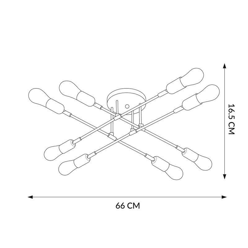 Lampara de Techo  LUCERO II Mil Luces image number null