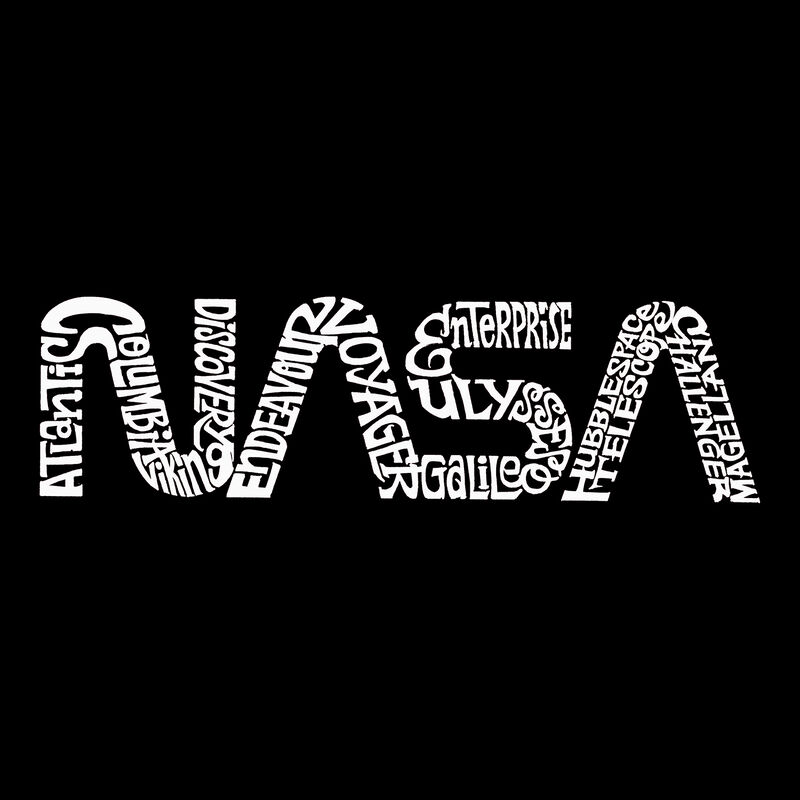 Camiseta Word Art Para Mujer - Gusano NASA- Ros... image number null