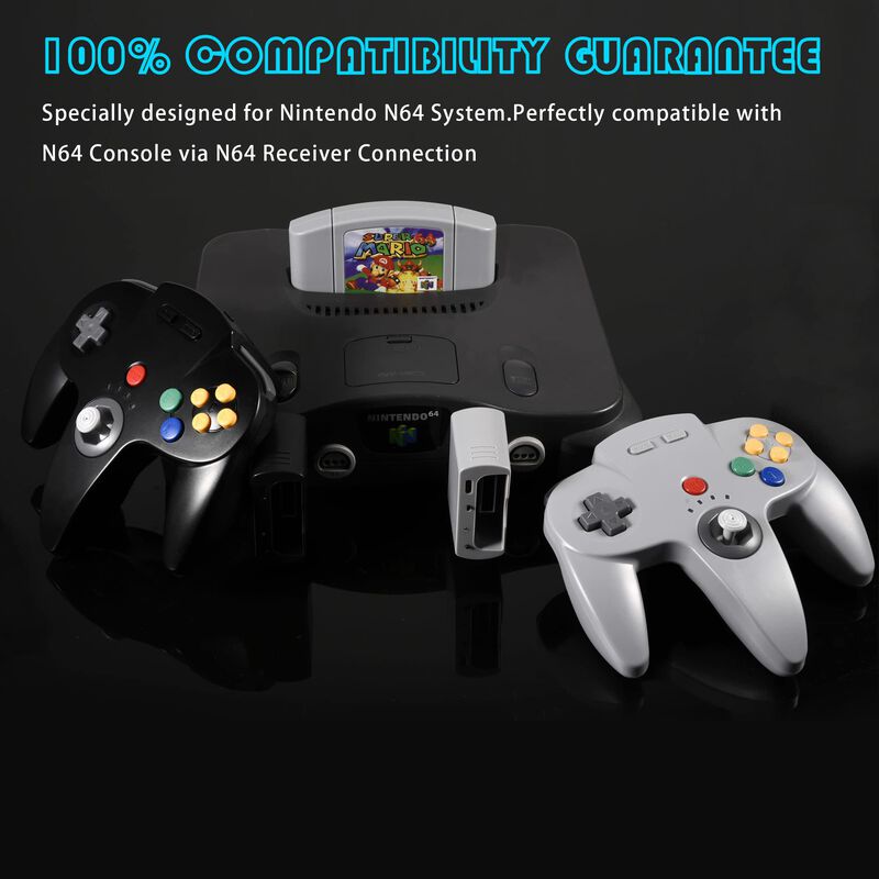 Control Inal&aacute;mbrico Innext para N64 y Switch co... image number null
