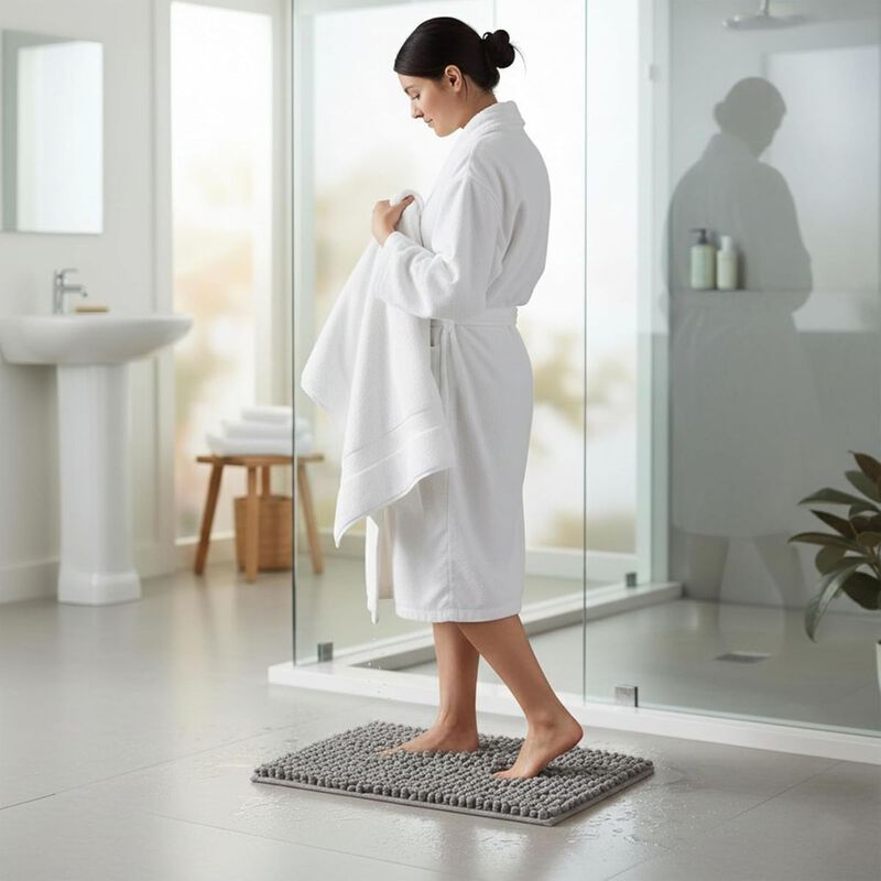 Bluelander Tapete para Ba&ntilde;o de Chenille 40 &times; 60... image number null