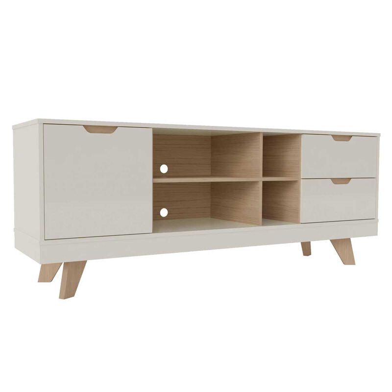 Mueble para TV Bertolini Michigan Off White Rob... image number null