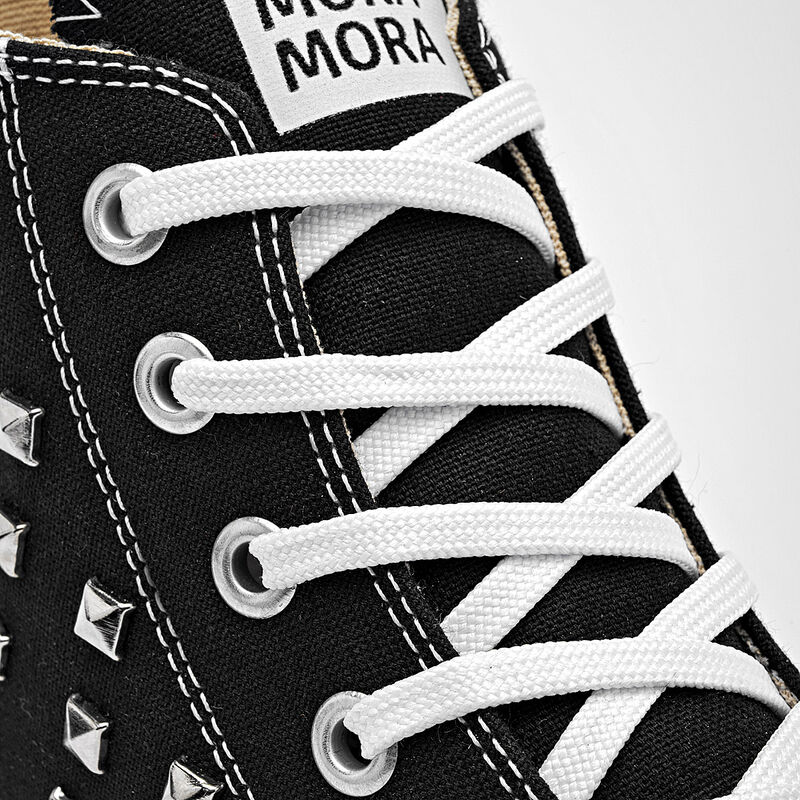 Moramora tenis bot&iacute;n  para mujer negro cod 1413... image number null