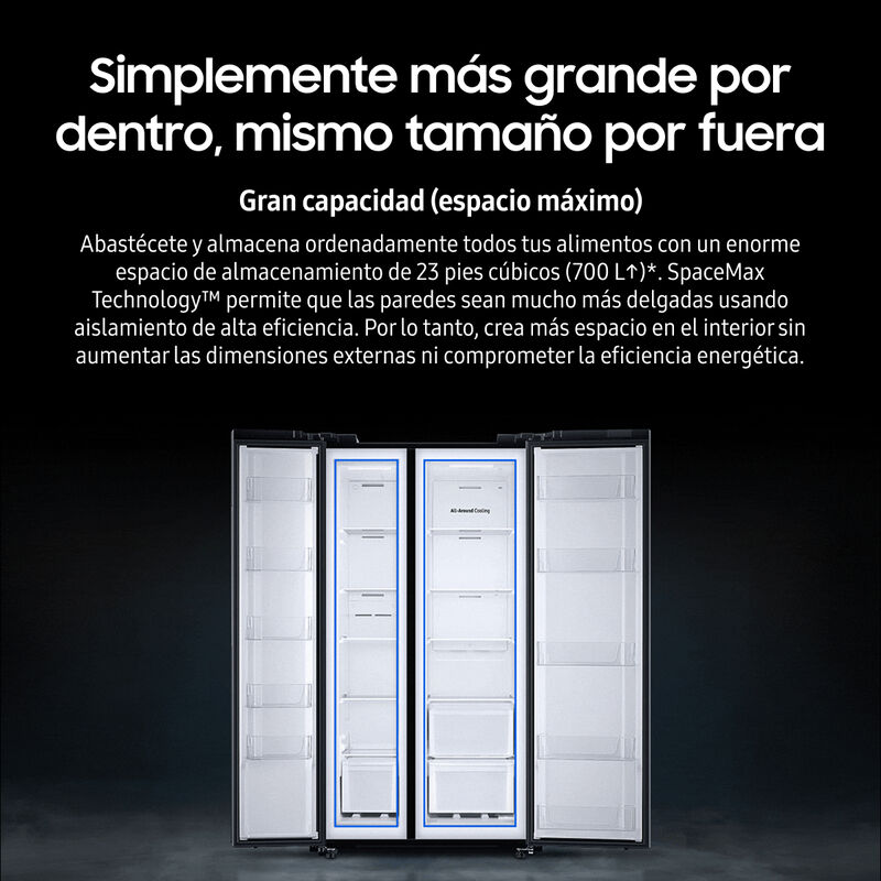 Refrigerador Samsung Side By Side 22.8Ft Plata ... image number null