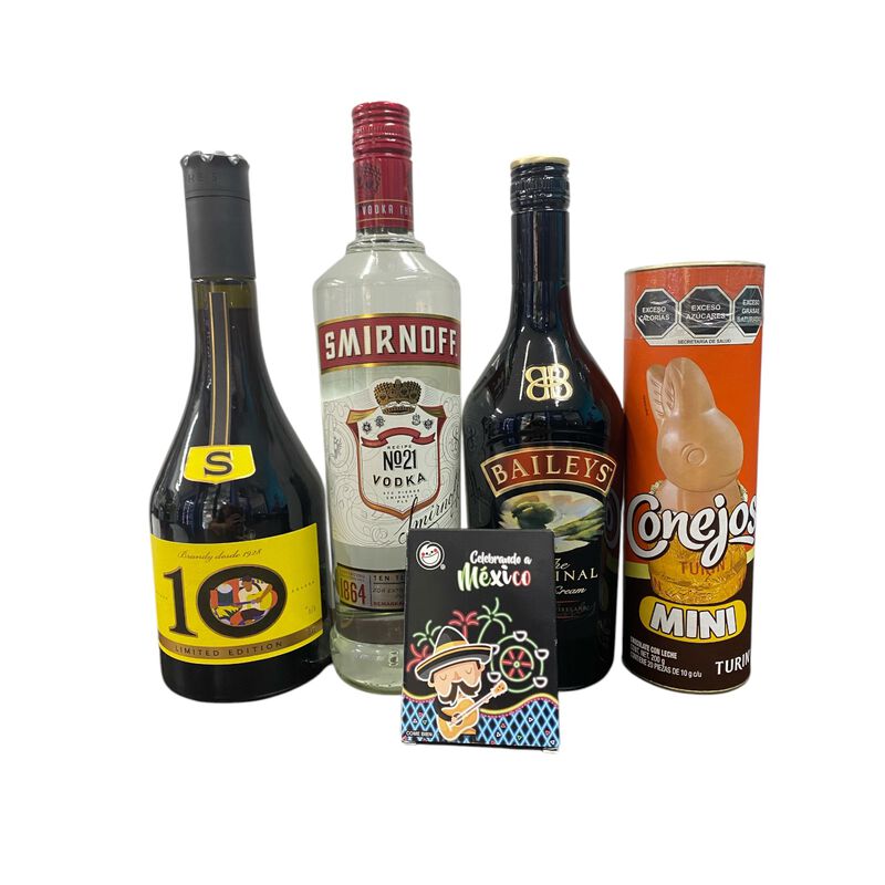 1 Botella Brandy Torres 10 700 ml + 1 Botella V... image number null