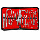 Kit Instrumental Podol&oacute;gico 18 Pzs Acero Inox Hergom Medical