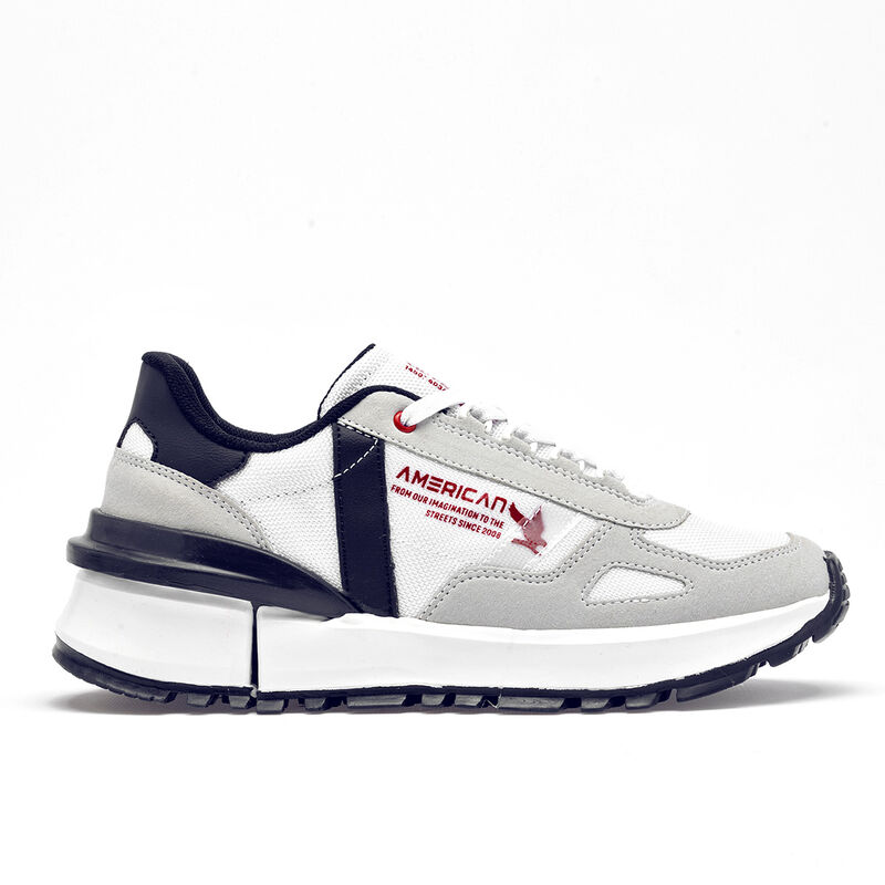 American Fire tenis para mujer blanco gris mari... image number null