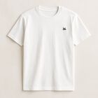 Playera casual para Hombre T-shirt Manga Corta Algod&oacute;n color blanco Bark & Hide