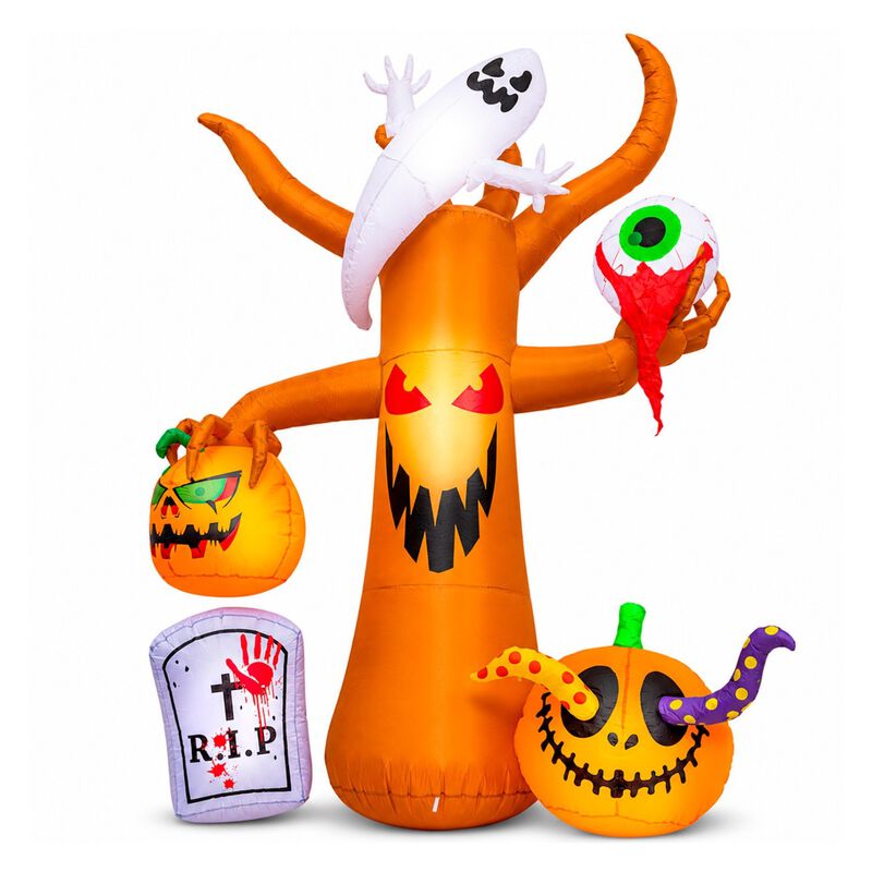 Inflable Halloween Arbol Calabazas Fantasma Ojo... image number null