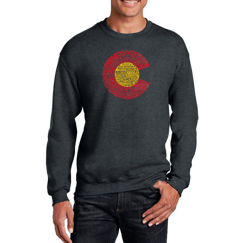 Sudadera De Cuello Redondo Word Art Para Hombre... image number null