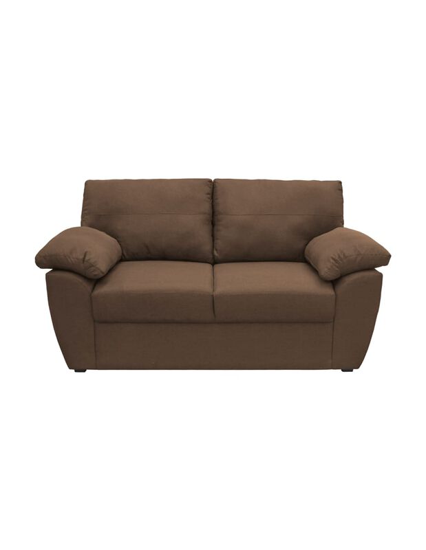 Sofá Love Seat Sefora Tapizado Linato Color Caf... image number null
