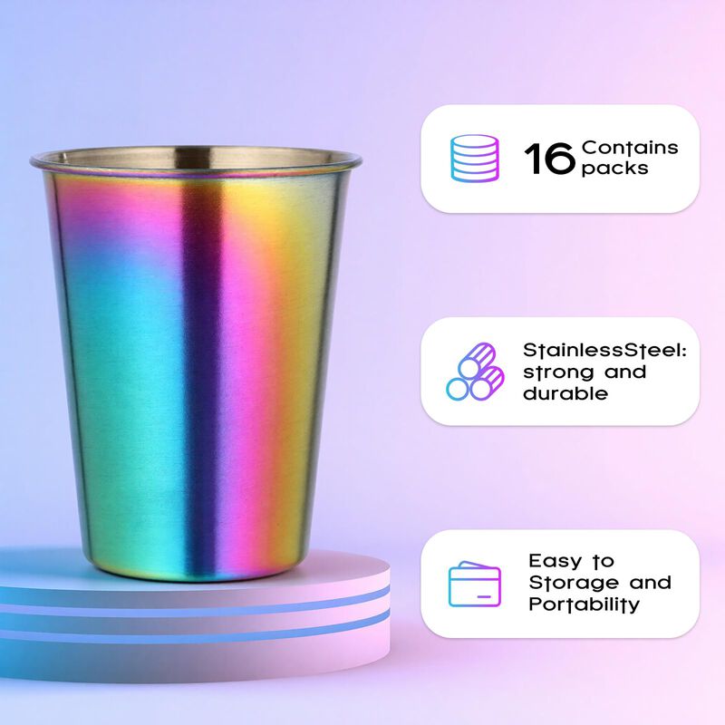 Vaso Baderke 260 ml Multicolor - Pack De 16 image number null