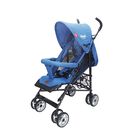 Carriola Reclinable, Plegable D’Bebé Aerostar - Azul