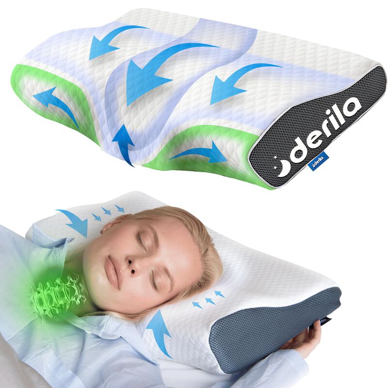 Almohada Derila De Espuma Viscoel&aacute;stica Cervica... image number null